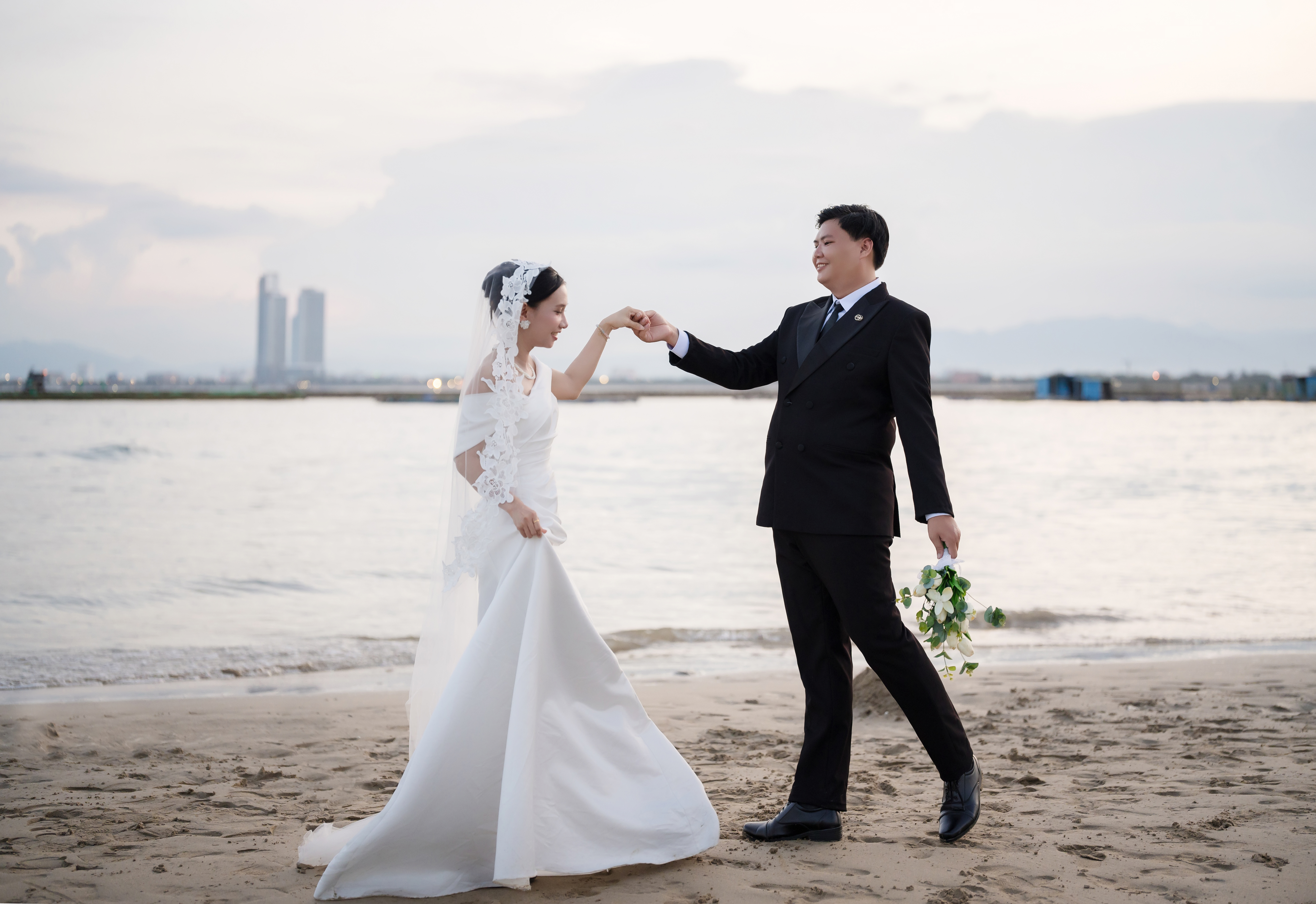 Ảnh cưới tại phần lời chúc